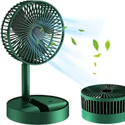 Adjustable Folding Telescopic Desk Fan for Home