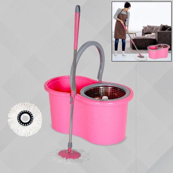 360 Degree Spin Floor Cleaning Mop with Bucket Set