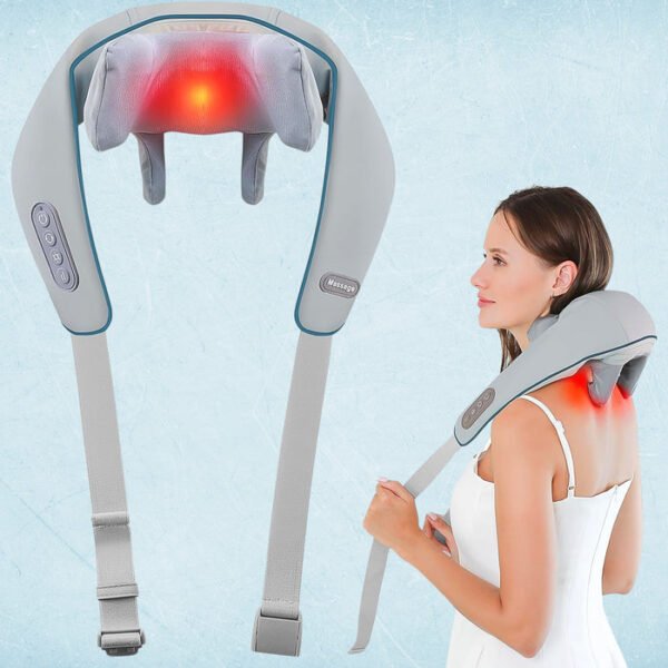 Neck & Shoulder Massagers with Heat, Electric Rechargeable