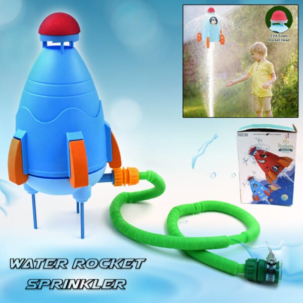 Sprinkler Rocket Launcher Summer Fun for Kids